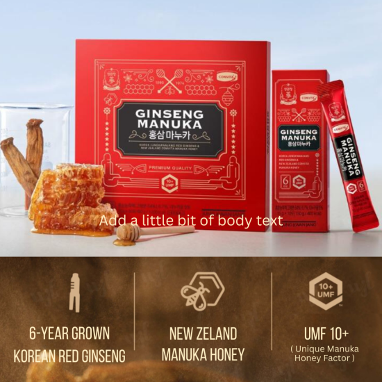 Manuka Ginseng【21袋】 Korean Red Ginseng Manuka Honey UMF 10+ | JungKwanJang